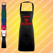 Danger Man Cooking Proceed With Caution Apron | Chef | Baker | Kitchen | BBQ