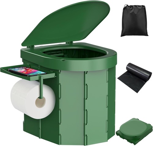 Portable camping toilet - portable, for