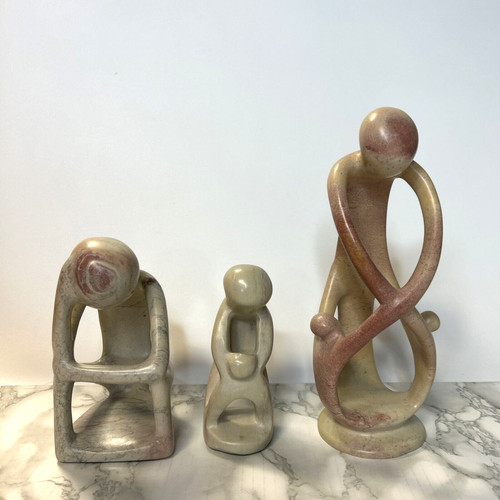 Carved soapstone abstract - 3, x