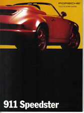 Porsche 911 Speedster 1993 Original Italian Sales Brochure No. WVK 127.940.93