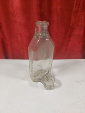 Vintage French Glass Bird Feeding Hanging Bottle