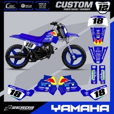 YAMAHA PW50 GRAPHICS KIT PEEWEE GRAPHICS MINI BIKE PROG BLUE