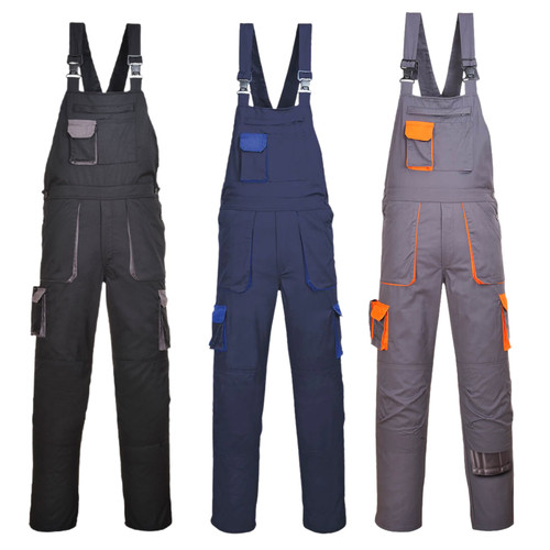 Unisex contrast bib - &, brace