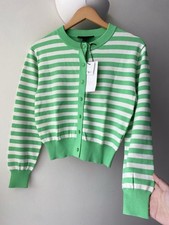 ZARA Green & White Striped
