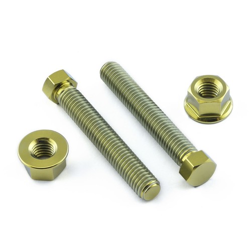 Titanium axle adjuster set - titanium,