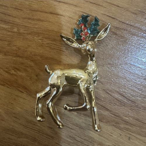 Gold tone gerry reindeer - gerry’s,
