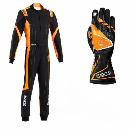 Sparco kart racing suit and - go,