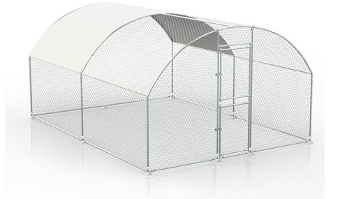 Metal chicken coop walk - chicken,