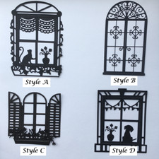 Large Window Frame Card Topper