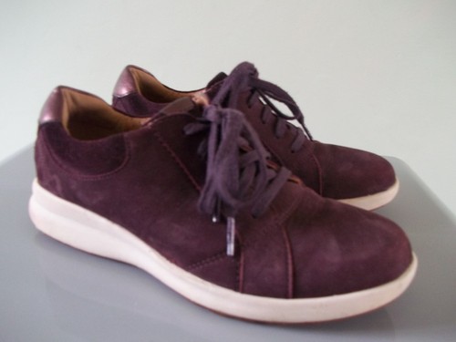 Clarks unstructured aubergine - clarks,
