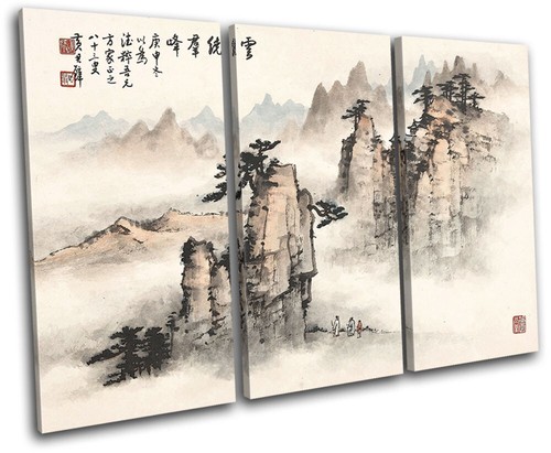 Asian oriental watercolour - asian,