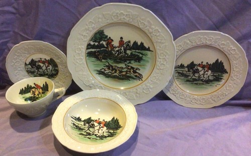 Fox hunt hunting piece - hunting,