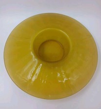 Amber Frosted Glass Posy Bowl