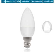 60W LED Candle Bulb Candle E14