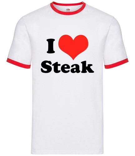 Love steak mens ringer - love,