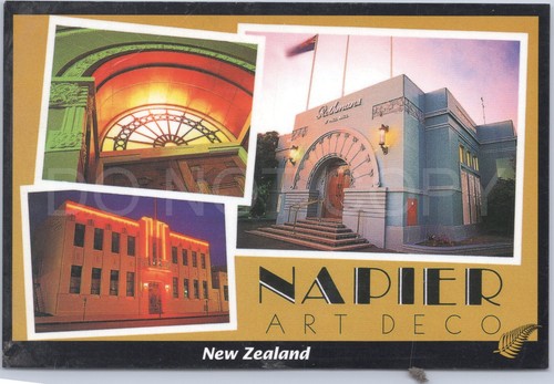 Napier postcard art deco - napier,