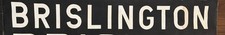 1969 Bristol area Bus blind destination - Brislington