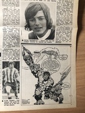 INSIDE FOOTBALL SEPTEMBER 30 1972. AD FOR MIGHTY WORLD OF MARVEL #1