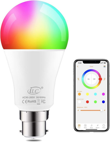 Colour changing led light bulb - changing,