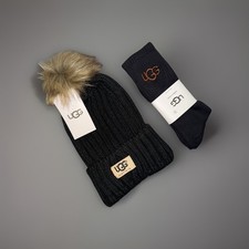 UGG Knit Pom Pom Beanie Hat