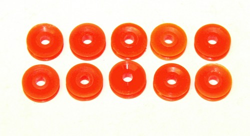 Ten meccano part - meccano, ½"