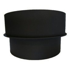 Euro Adapter Stove Flue Black