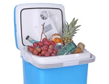 26L ELECTRIC COOLER HOT/COLD 12V MAINS COOL BOX FRIDGE FOR CAR MOTORHOME CARAVAN