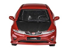 2007 Honda Civic Type R FN2 Milano Red with Carbon Hood 1/64