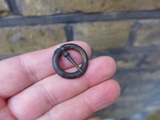 Medieval Gilded Annular Brooch