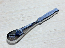 NOS Armstrong Tools USA 12-992 Full Polish Chrome Ratchet, 1/2" Drive (ARM Logo)