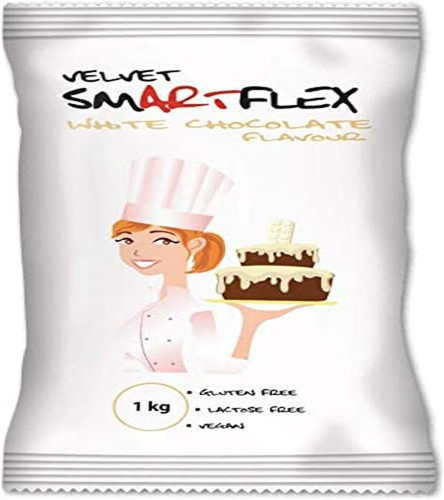 Smartflex fondant white velvet - fondant,