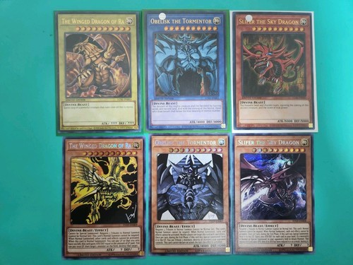 Yugioh egyptian god cards - yugioh,