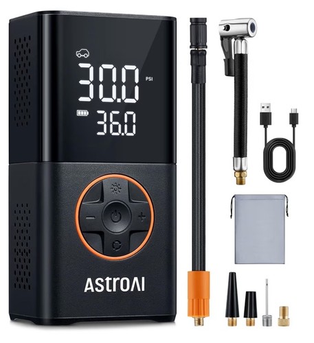 Astroai car tyre inflator - car,