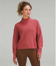 Lululemon Merino Wool-Blend Ribbed Turtleneck Sweater