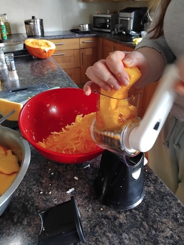 Cheese grater rotary shredder - rotary,