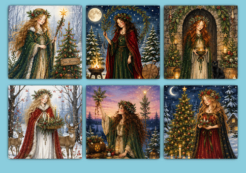 Christmas card toppers