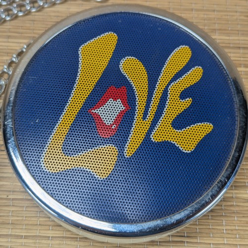 Vintage love radio necklace - vintage,