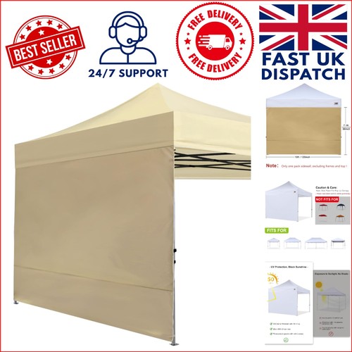 Beige waterproof gazebo side - gazebo,