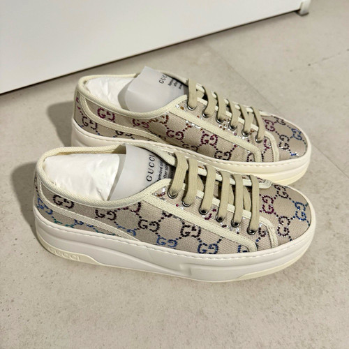 Gucci off white crystal - crystal, low