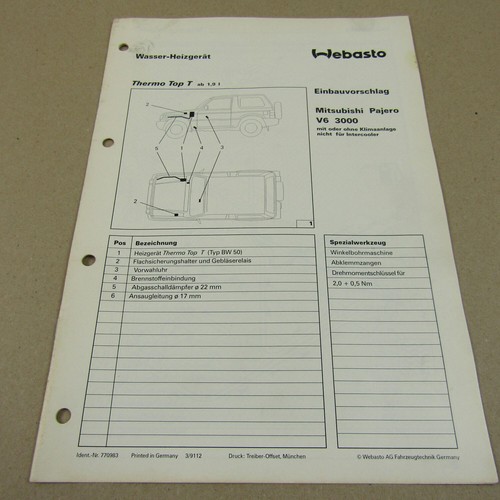 Webasto thermo top - thermo, t