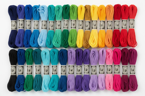 Embroidery thread cross - thread, stitch