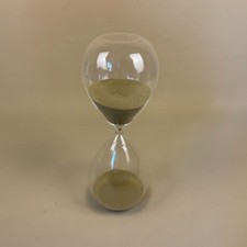 Modern Sand Timer Glass Sleek Decorative Desk Table Ornament Hourglass