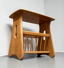 ERCOL BLONDE MAGAZINE RACK