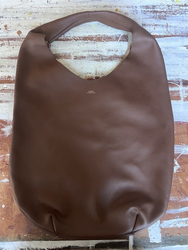Apc brown leather maiko - leather, purse