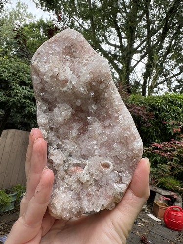 Large brazilian pink amethyst - brazilian,