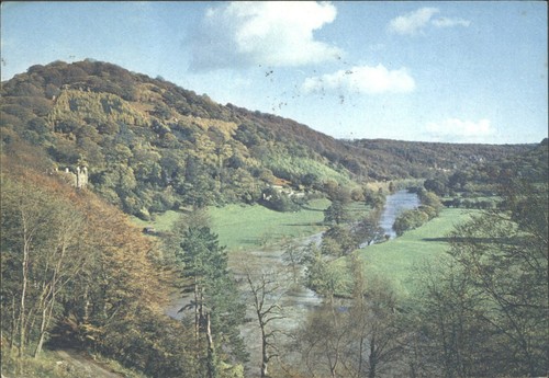 Vintage river wye - wye, valley