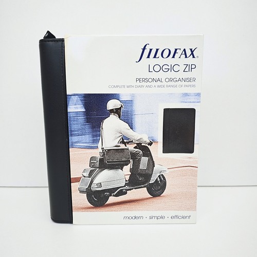 Filofax black logic - black,