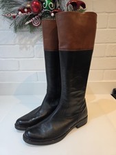 Caprice Tan Brown Leather Knee