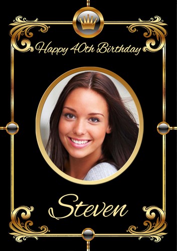 Personalised photo birthday - personalised,
