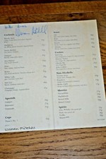 Warren Mitchell Signed